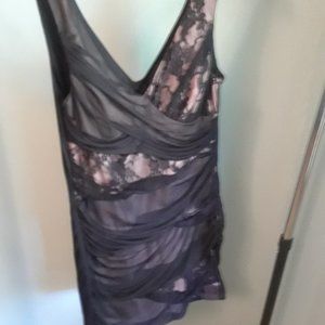 Juniors' Little black lace dress-Size 13